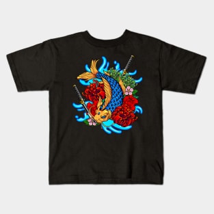 Japanese Koi Fish 1.1 Kids T-Shirt